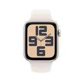 Apple Watch SE 2024 GPS 44mm - Cellular - Alumínio Luz das estrelas | Bracelete Desportiva Luz das estrelas - S/M