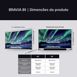 Smart TV Sony 55 BRAVIA 8 II QD-OLED UHD 4K K-55XR8M2 - 140cm