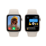 Apple Watch SE GPS 44mm - Alumínio Luz das estrelas | Bracelete Desportiva Luz das estrelas - M/L