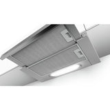 Exaustor Telescópico Bosch Serie 4 DFT63AC50 | 18x59,8x28 cm | 360 m³/h | 68 dB | D | Prateado