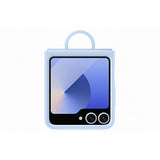 Capa Samsung em Silicone para Galaxy Z Flip6 - Azul Claro