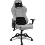 Cadeira Gaming Alpha Gamer Gaia V2 | Tecido - Cinzento Claro