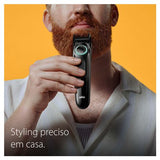 Aparador de Barba Braun Serie 3 BT3411 - Preto/Verde Vivo