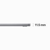 Apple MacBook Air Cinzento Sideral MQKP3PO/A - Portátil 15.3 M2 8GB 256GB SSD GPU 10-core