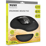 Tapete de Rato Port Gel Ergonómico - Preto