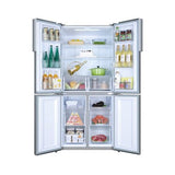 Frigorífico Americano Haier HTF-458DG6 | 180,4x83,3x66,6 cm | 314 L | F | Prateado
