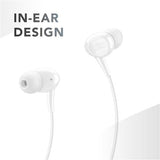 Auriculares Music & Sound AUINEARMSTYPECW USB-C Branco