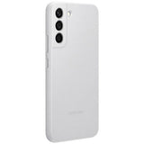 Capa Samsung Galaxy S22 Leather Cover Pele Cinza Clara
