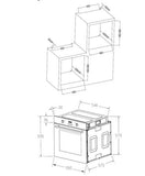 Forno Jocel JFE014641 Preto 72L 60Cm A