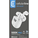 Auriculares Bluetooth Cellularline TWS Seek Pro Branco