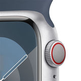 Apple Watch Series 9 GPS 41mm - Cellular - Alumínio Prateado | Bracelete Desportiva Azul trovoada - S/M