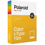 Máquina Fotográfica Instantânea Polaroid Flip - Branco + Recarga i-Type Cor 8 Folhas