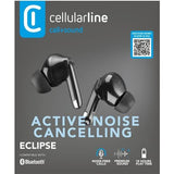 Auriculares Bluetooth Cellularline Eclipse Preto