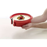 Forma Redonda Desmontável Duo Lékué 23Cm - Vermelho - Outlet - Grade A