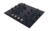 Placa a Gás Candy CVG6B | 59,5 cm | 4 Zonas | Preto
