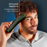 Aparador de Cabelo Rowenta  Nomad Sport Collection TN1409F9 - Preto / Verde