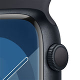 Apple Watch Series 9 GPS 45mm - Alumínio Meia-noite | Bracelete Desportiva Meia-noite - M/L