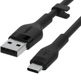 Cabo Belkin BOOST↑CHARGE™ Flex USB para USB-C - Preto - 1m