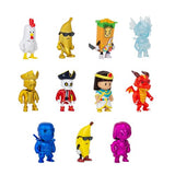 Pack Boné e 2 Figuras Surpresa 6cm - Stumble Guys - Envio Aleatório