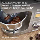 Robot de Cozinha Kenwood KWL90.124SI Titanium Chef Patissier XL - Prateado