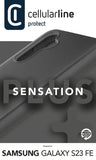 Capa Cellularline Samsung Galaxy S23 FE Sensation Preto