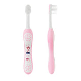 Escova Chicco Primeiros Dentes de Leite - Rosa - Artsana