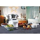 Robot de Cozinha Moulinex i-Companion XL + Cortador/Ralador - Branco Metalizado