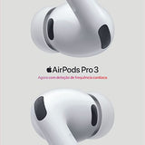 Auriculares True Wireless Bluetooth Apple AirPods Pro 3 - Branco