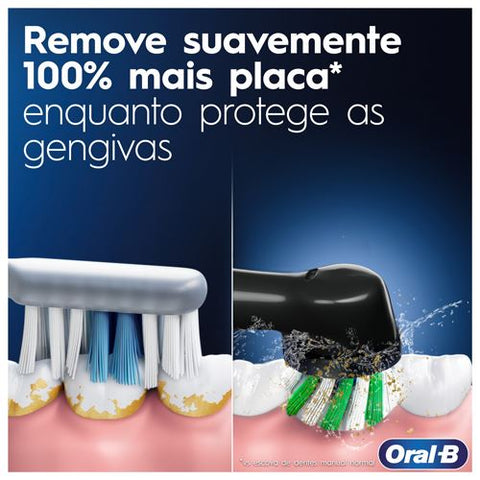 Escovas de Dentes Elétricas Oral-B Pro Series 1 Duo - 2 Unidades -  Preta + Rosa