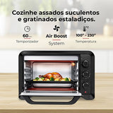 Mini-Forno Elétrico Elétrico Flama 1538FL | 45L | 2000W | Preto