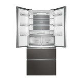 Frigorífico Combinado Haier HB18FGSAAA | 190x83x66,9 cm | 539 L | E | Prateado, Titânio
