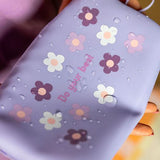 Bolsa de Silicone para Smartphone Case and Me Rollie Bag - Lilás / Padrão Flores