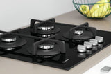 Placa a Gás Natural Indesit ING 61T/BK | 59 cm | 4 Zonas | Preto
