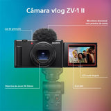 Máquina Fotográfica Mirrorless Sony FDIG ZV-1 II - Preto