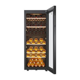 Cave de Vinho Haier HWS79GDG | 127x49,5x58 cm | 79 Garrafas | G | Preto