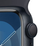 Apple Watch Series 9 GPS 41mm - Alumínio Meia-noite | Bracelete Desportiva Meia-noite - M/L