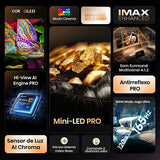 Smart TV Hisense 55 Mini-LED ULED 4K 55U8Q - 140cm