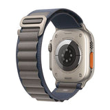Apple Watch Ultra 2 GPS 49mm - Cellular - Titânio | Bracelete Loop Alpine - Azul - S