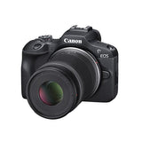 Máquina Fotográfica Mirrorless Canon EOS R100 + RF-S 18-45 mm f/4.5-6.3 IS STM + RF-S 55-210 mm f 5-7.1
