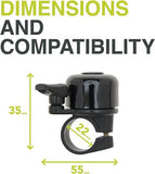 Campainha Newrban Small Bell para bicicleta e trotinete
