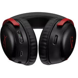 Auscultadores Gaming Wireless HyperX Cloud III - Preto | Vermelho