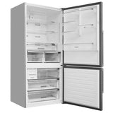 Frigorífico Combinado Whirlpool W84BE 72 X 2 | 186x84x75 cm | 407 L | E | Aço inoxidável