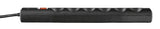 Régua Trust 21059  6 Tomadas 1.8m - Preto