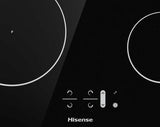 Placa de Indução Hisense I6421C | Elétrica | 59.5 cm | 4 Zonas | Preto