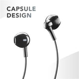 Auriculares Music & Sound Capsule AUCAPSULEMSTYPECK USB-C Preto