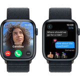 Apple Watch Series 9 GPS 45mm - Alumínio Meia-Noite | Bracelete Loop Meia-Noite