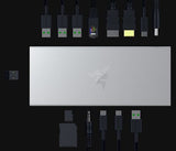Docking Station Razer USB 4 Dock 14 Portas - Prateado