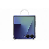 Capa Silicone com Anel Samsung para Z Flip7 - Transparente
