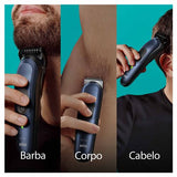 Aparador de Barba Braun All-in-One Serie 7 MGK7410 - Preto Azul