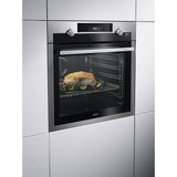 Forno Elétrico AEG BPE555320M | Pirolítico | 71 L | 59.5 cm | A+ | Aço inoxidável